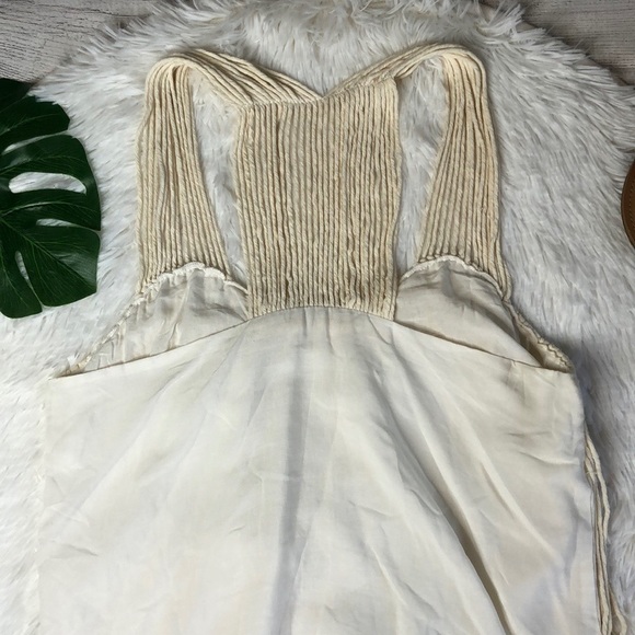 Surf Gypsy Crochet Macrame Fringe Tank Top Medium - Picture 12 of 12